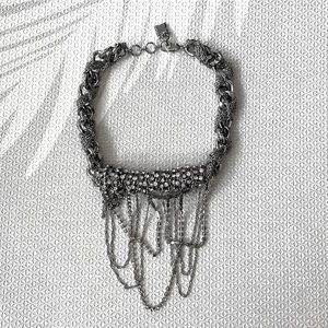 BCBG MAXAZRIA Stunning Silver Chain Necklace